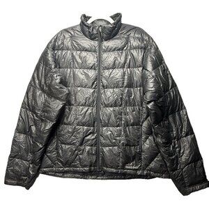 Montbell Men's Jacket Sz L Gray Goose Down Ultralight 800FP Quilted Gorpcore